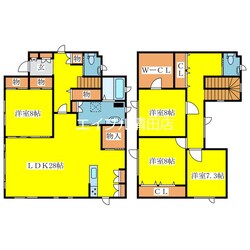 清田8-2戸建の物件間取画像